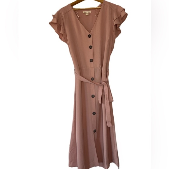 Monteau Dresses & Skirts - Monteau Los Angeles NWOT Dusty Rose Dress Size L